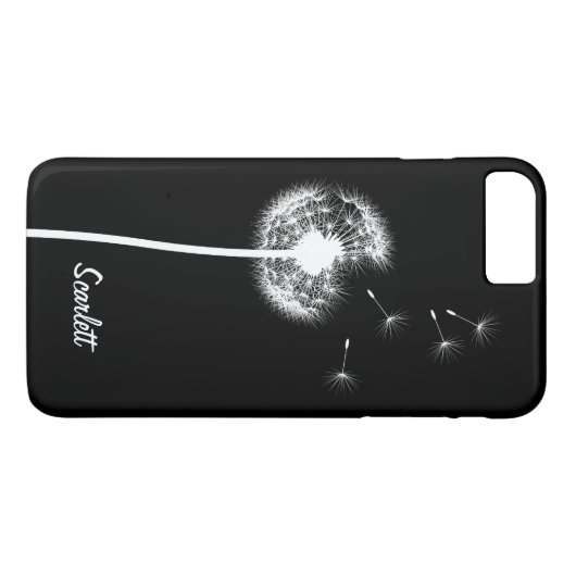 Dandelion Monogram iPhone 7 Plus Coque (Dos (Horizontal))