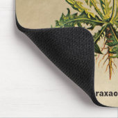 Dandelion op oud papier muismat (Hoek)