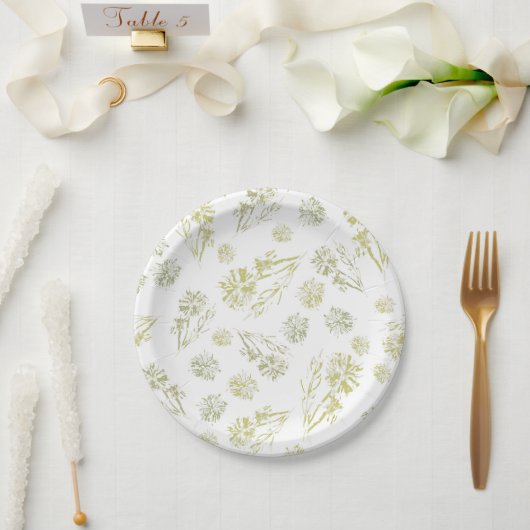 Dandelion Papieren Bordje (Huwelijk)