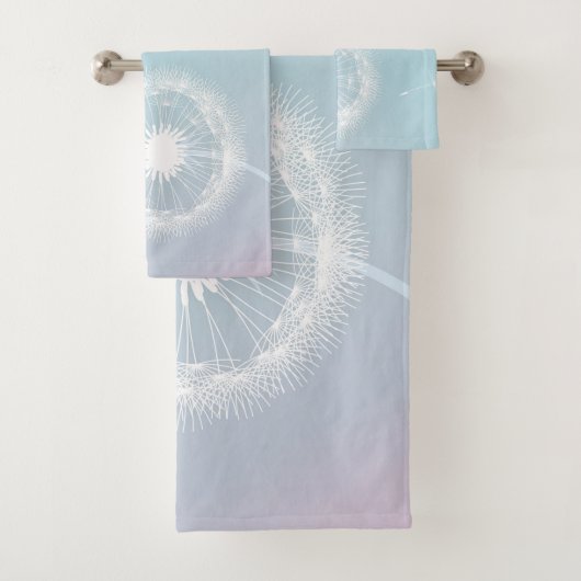 Dandelion pastel bad handdoek (Insitu)