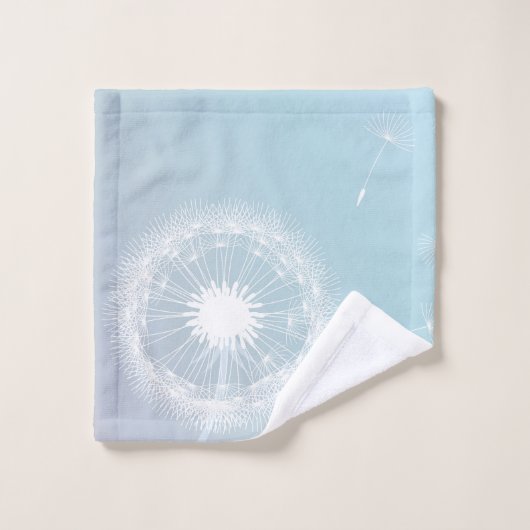 Dandelion pastel bad handdoek (Wasdoekje)