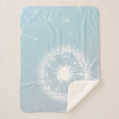 Dandelion pastel sherpa blanket sherpa deken (Voorkant)