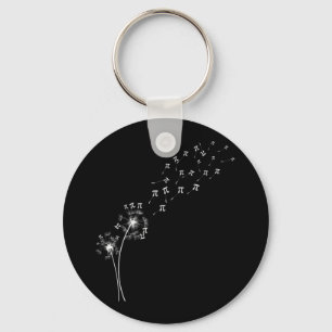 Dandelion Pi Day Flower Florence Tree Wiskunde Lov Sleutelhanger