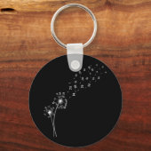 Dandelion Pi Day Flower Florence Tree Wiskunde Lov Sleutelhanger (Voorkant)