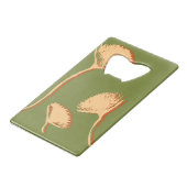 Dandelion Pop Kredietkaart Flessenopener (Voorkant Gekanteld)