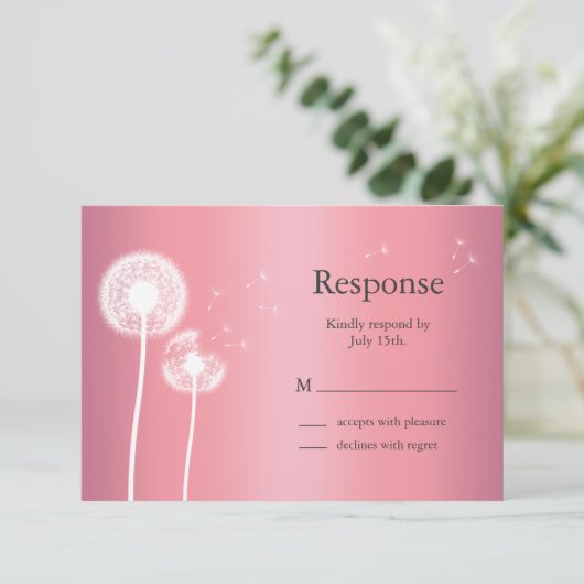 Dandelion RSVP en or Rose et gris (Debout devant)