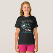 Dandelion Scleroderma Awareness T-shirt (Voorkant volledig)