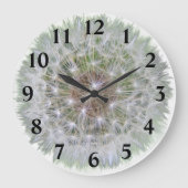 Dandelion Seed Head Grote Klok (Voorkant)