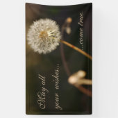 Dandelion Seed Head in Brown Tones Spandoek (Verticaal)