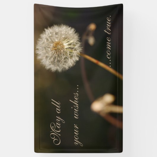 Dandelion Seed Head in Brown Tones Spandoek (Verticaal)