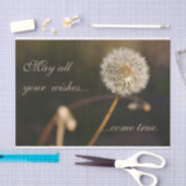 Dandelion Seed Head in Brown Tones Tissuepapier (Craft)