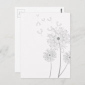 Dandelion Seeds Bgloing Briefkaart (Voorkant / Achterkant)