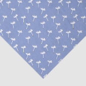 Dandelion Seeds, drijvend op blauw Tissuepapier (Detail)