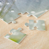 Dandelion Seeds met dew Droplets Legpuzzel (Zijkant)