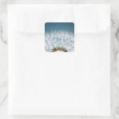 Dandelion Seeds Vierkante Sticker (Tas)
