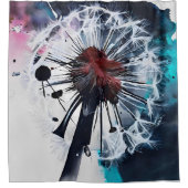 dandelion shower curtain douchegordijn (Voorkant)