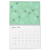 Dandelion Silhouette Kalender (Feb 2027)