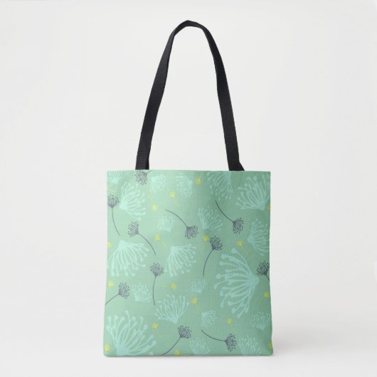 Dandelion Silhouette Tote Bag (Voorkant)