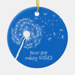 Dandelion Souhaits Design Ornement en céramique