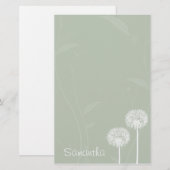 Dandelion Stationery Briefpapier (Voorkant / Achterkant)