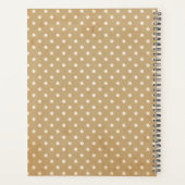 Dandelion Tan & White Polka Dot Scatter Kindter (Dos)