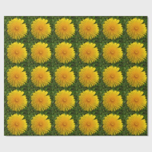Dandelion Verpakkingspapier Cadeaupapier (Vlak)