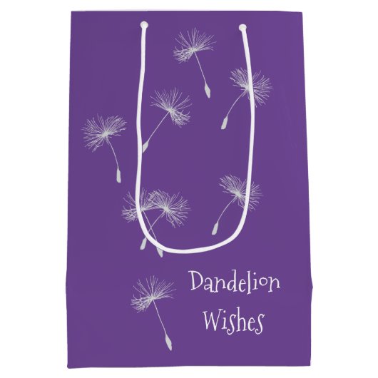Dandelion veut design sac cadeau (Dos)