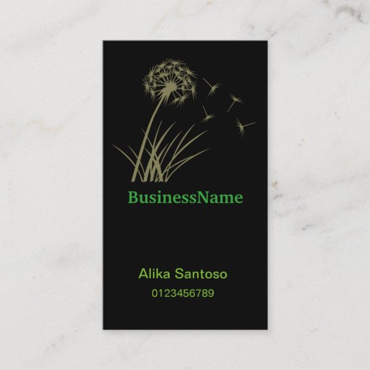 Dandelion Visitekaartje (Voorkant)