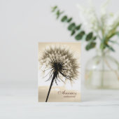 dandelion visitekaartje (Staand voorkant)
