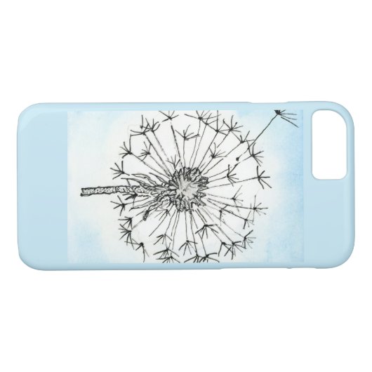 Dandelion wacht op een Breeze Case-Mate iPhone Case (Achterkant (Horizontaal))
