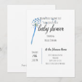 Dandelion Waterverf Baby shower (Voorkant / Achterkant)