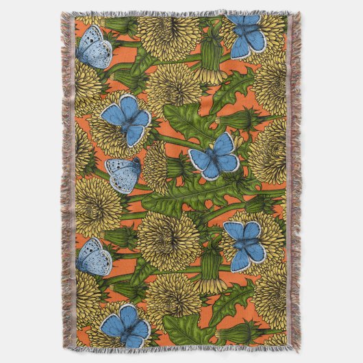 Dandelion-weide Deken (Voorkant Verticaal)