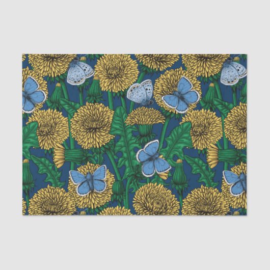 Dandelion-weide Tissuepapier (Voorkant)