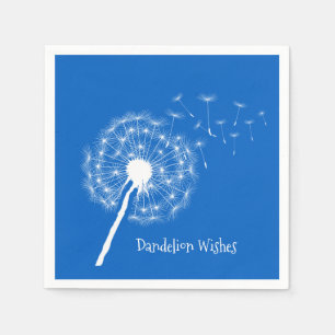 Dandelion wenst design paper Napkins Servet