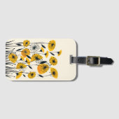 Dandelion wildflower veld bagagelabel (Voorkant (horizontaal))