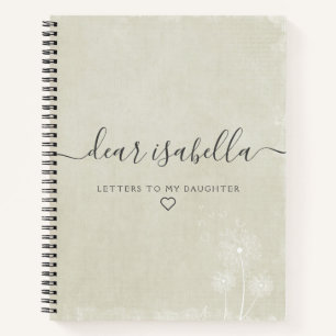 Dandelion Wishes Calico Beste dochter Memory Notitieboek