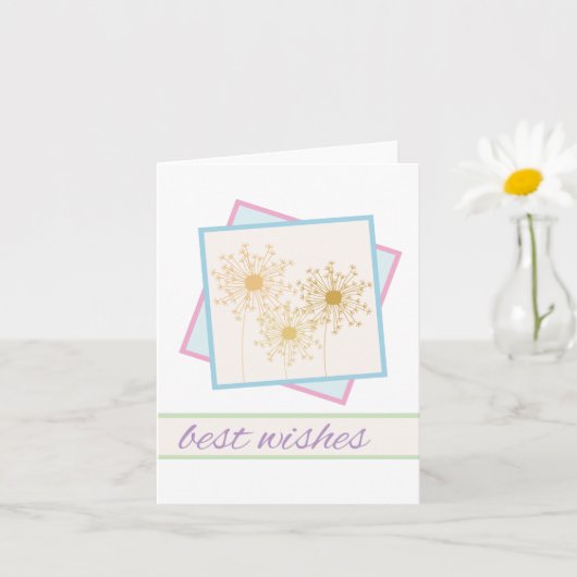 Dandelion Wishes Kaart (Kleine Plant)