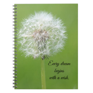 Dandelion Wishes Notitieboek