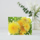 Dandelions! Briefkaart (Staand voorkant)