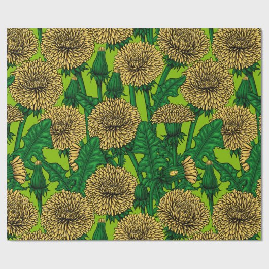 Dandelions Cadeaupapier (Vlak)
