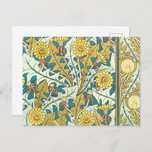 Dandelions comme objets décoratifs Carte postale (Devant / Derrière)
