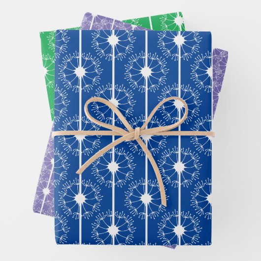 Dandelions Design Wrapping Paper Sheets (In situ)