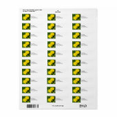 Dandelions Etiket (Full Sheet)