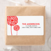 Dandelions Étiquettes de adresse (En situation)