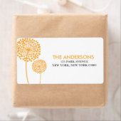 Dandelions Étiquettes de adresse (En situation)