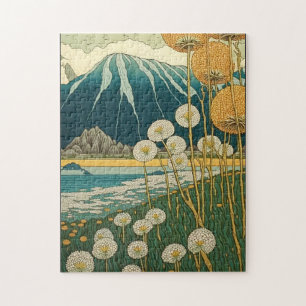 Dandelions Japanse kunst Legpuzzel