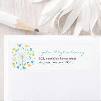 Dandelions Love Cute Summer Weddenschappen Adreset Etiket