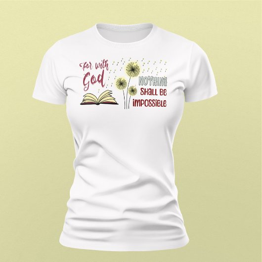 Dandelions met een boodschap van hoop t-shirt
