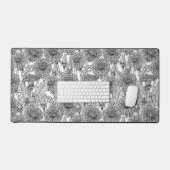 Dandelions, noir et blanc (Clavier et souris)