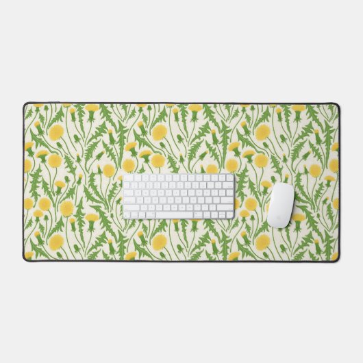 Dandelions, vert, jaune et blanc (Clavier et souris)